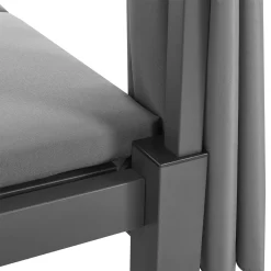 Juskys Doppel Loungebett Kreta - Gartenliege Für 2 Personen - Dach & Rückenlehne Verstellbar - Sonnenliege Für Terrasse, Garten & Balkon - Liege Grau -Garten- & Gewächshäuser Geschäft d360b0391470767773d79f402947ada3