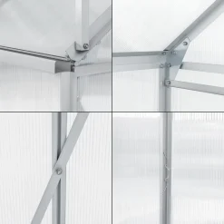 En.casa Gewächshaus Oisterwijk Glashaus Mit Fundament 370 X 190 Cm Gartengewächshaus Treibhaus Pavillon Aus Hohlkammerplatten 13 En.casa Gewächshaus Oisterwijk Glashaus Mit Fundament 370 X 190 Cm Gartengewächshaus Treibhaus Pavillon Aus Hohlkammerplatten -Garten- & Gewächshäuser Geschäft d37ee69fa6ca1ea5030c5acee92bdb8f 1