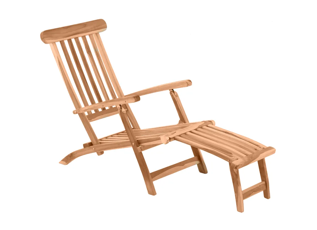 Möbilia Gartenliege Aus Teak Holz | Liegestuhl Mit 4 Liegepositionen | B 58,5 X T 149 X H 87 Cm | Natur | 11020008 | Serie GARTEN 1 Möbilia Gartenliege Aus Teak Holz | Liegestuhl Mit 4 Liegepositionen | B 58,5 X T 149 X H 87 Cm | Natur | 11020008 | Serie GARTEN