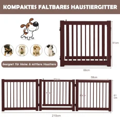 COSTWAY Schutzgitter Treppengitter Absperrgitter Hundeschutzgitter Tuerschutzgitter 3 Stücke -Garten- & Gewächshäuser Geschäft d3b7504f05377fddc1b5b3af6f9731cf