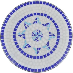 VidaXL Bistrotisch Blau Und Weiß 60 Cm Mosaik -Garten- & Gewächshäuser Geschäft d3bb8d0e4b167a2dd06d679fcb3f0574 1
