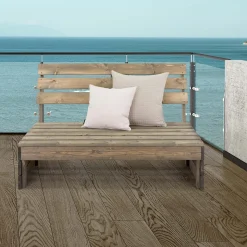 ECD Germany Gartenbank 3-Sitzer Mit Rückenlehnen, 120x76,5x80 Cm, Grau, Aus Massivholz, Robust Und Wetterfest, Parkbank Sitzbank Gartenmöbel Holzbank Bank, Für Garten, Balkon Und Terrasse -Garten- & Gewächshäuser Geschäft d3dd72e1246c4685375dbaeb50cf73e5