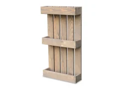 GartenDepot24 Palettenregal Blumenregal Grau 40 X 80 Cm