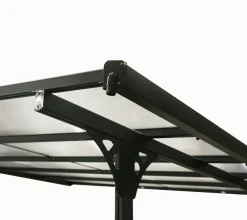 Westmann Aluminium Terassenüberdachung Mit Doppelstegplatten "Bruce" Schwarz 556 X 300 X 225-270 Cm (L X B X H) -Garten- & Gewächshäuser Geschäft d40bc05cae3ea72321aaf281321b7414