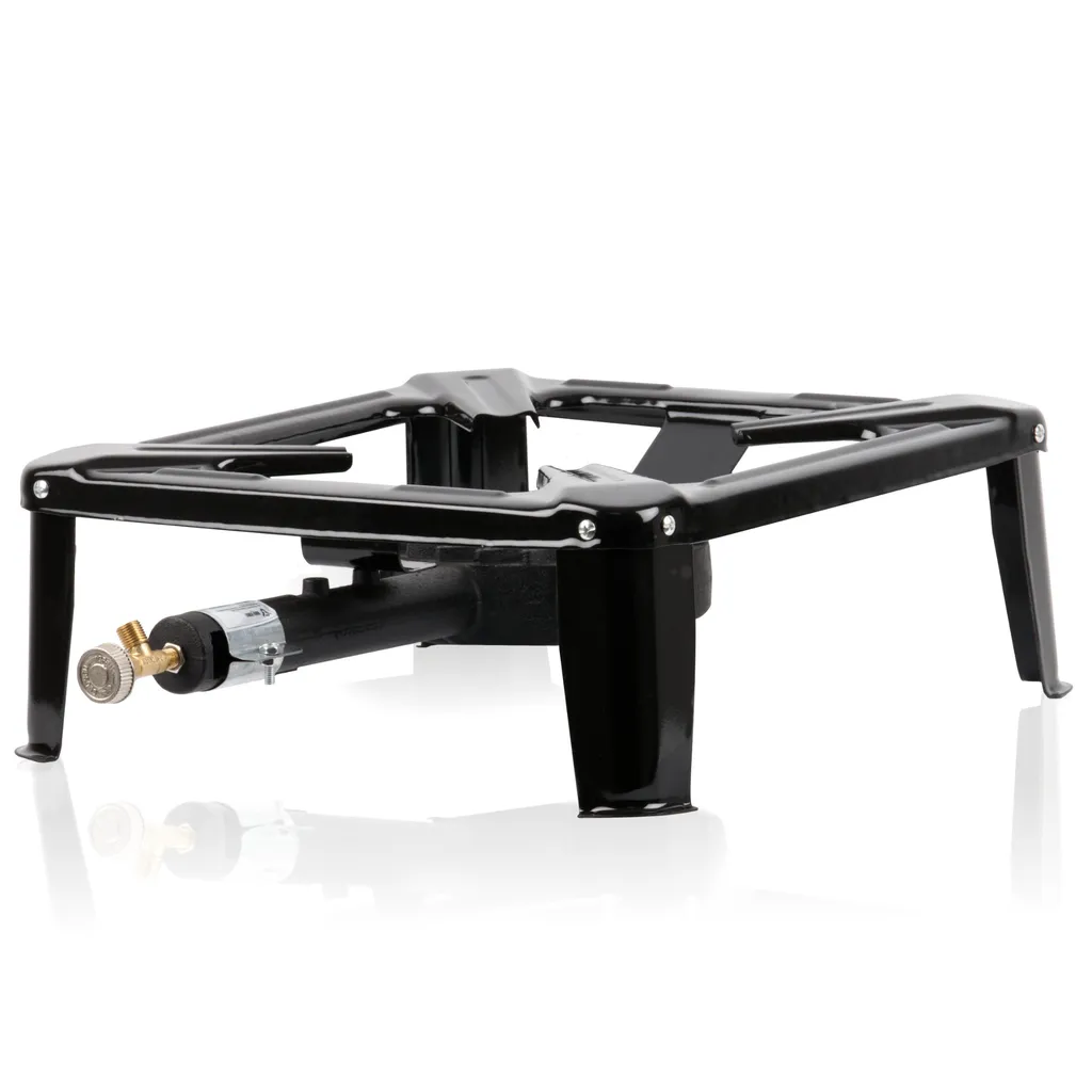 BBQ-Toro Gusseisen Gaskocher | 1-Ring-Gasbrenner 40 X 40 X 15 Cm | 7 KW 1 BBQ-Toro Gusseisen Gaskocher | 1-Ring-Gasbrenner 40 X 40 X 15 Cm | 7 KW