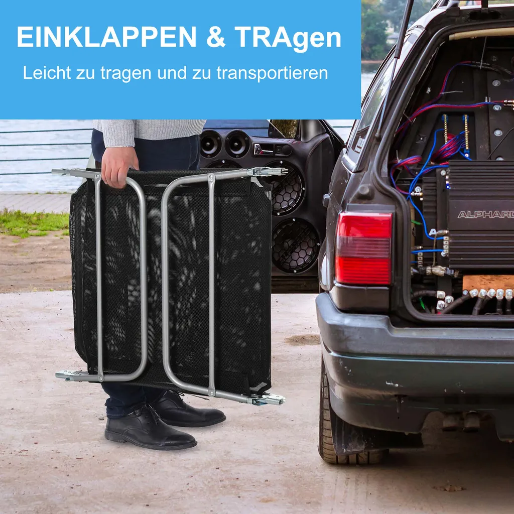 Outsunny Sonnenliege Gartenliege Relaxliege Bäderliege Zweibeinliege 4 Farben (Schwarz) 4 Outsunny Sonnenliege Gartenliege Relaxliege Bäderliege Zweibeinliege 4 Farben (Schwarz) – Bild 4