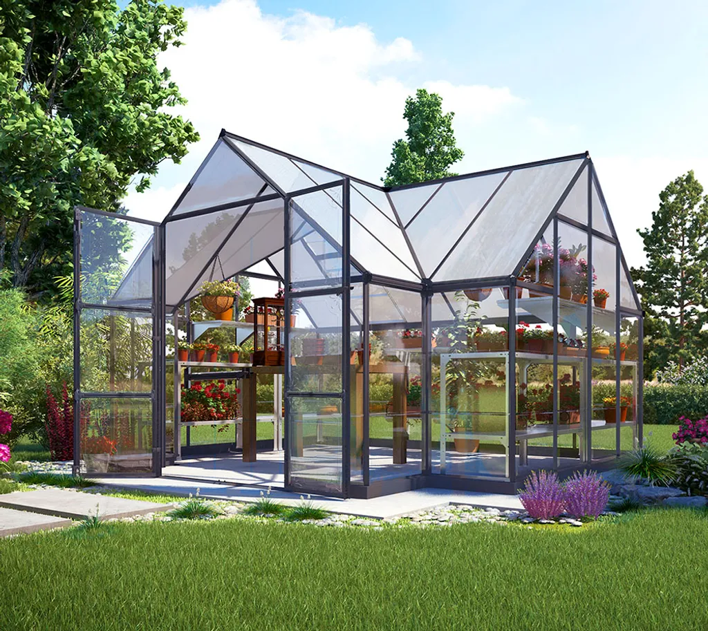 PALRAM-Victory Orangerie-anthrazi/transparent-7320 34 PALRAM-Victory Orangerie-anthrazi/transparent-7320 – Bild 34