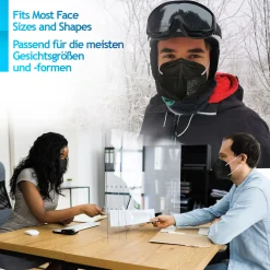 Virshields® FFP2 Mundschutz Maske - PFE 94%, EN 149:2001+A1:2009, 5 Lagen, 10-2000 Stück, Filtrierend, EU, Farbwahl - Halbmaske, Atemschutzmaske, Schutzmaske (100 Stück, Schwarz) 18 Virshields® FFP2 Mundschutz Maske - PFE 94%, EN 149:2001+A1:2009, 5 Lagen, 10-2000 Stück, Filtrierend, EU, Farbwahl - Halbmaske, Atemschutzmaske, Schutzmaske (100 Stück, Schwarz) -Garten- & Gewächshäuser Geschäft d523caf5693c77f0eec9c82add86c744