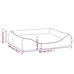 VidaXL Hundebett Braun 80x68x23 Cm Kunstleder 13 VidaXL Hundebett Braun 80x68x23 Cm Kunstleder -Garten- & Gewächshäuser Geschäft d54272ed56cae9b9787429dce05d04a4