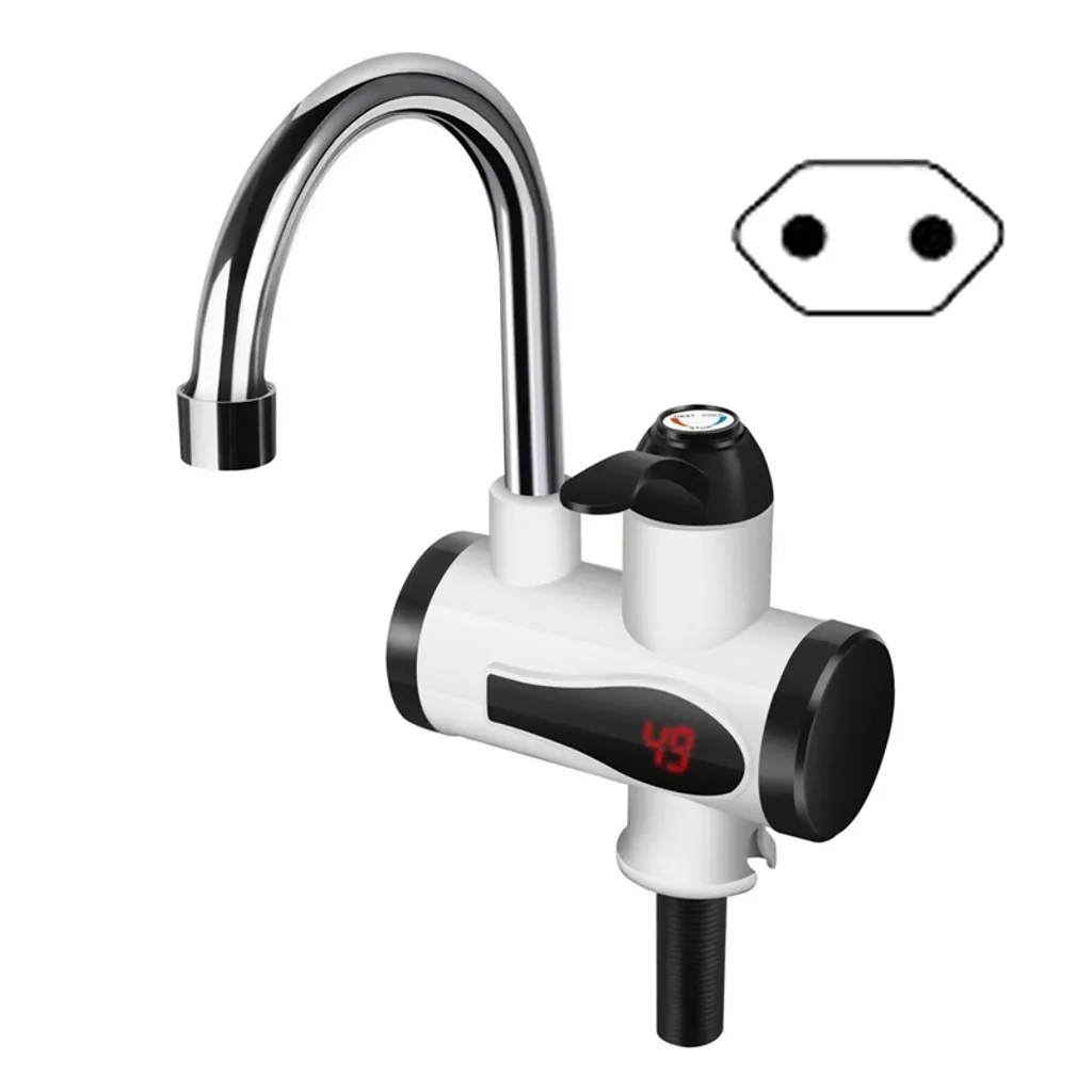 F-Beast Elektrisch LED Wasserhahn 3000W Sofort Heizung Durchlauferhitzer Armatur Spültis 2 F-Beast Elektrisch LED Wasserhahn 3000W Sofort Heizung Durchlauferhitzer Armatur Spültis – Bild 2