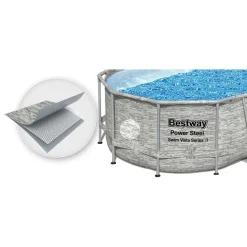 BESTWAY 56714 Power Steel Vista Pool Swimmingpool Rattan + Zubehör 427x250x100cm -Garten- & Gewächshäuser Geschäft d5544068d83853c3a0cc8627b0cc44de