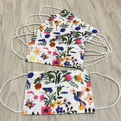 Redcoringe 50 Stk Kinder Einwegmaske Blume Einweg Gesichtsmaske Mund-Nasen-Schutz 3-lagig Gesichtsschutz Für Mädchen -Garten- & Gewächshäuser Geschäft d55f07f3fe30d91814fad8e23a9b6e48