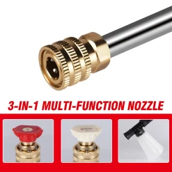 Yofidra ONEVAN 3200W 100Bar Bürstenlos Hochdruckreiniger Autowaschpistole Hochdruckpistole (Ohne Akku) -Garten- & Gewächshäuser Geschäft d5783f0a8805e1880c1899f2a3bee8bf