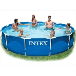 INTEX Metal Frame Set Zwembad Incl. Filterpomp (Ø:366cm. H:76cm) -Garten- & Gewächshäuser Geschäft d5ed4290508c4e757375b5883816d9ac