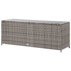 VidaXL Gartenbox Grau 150x50x60 Cm Poly Rattan -Garten- & Gewächshäuser Geschäft d5f67bb8680607aa4f4b9a9fa211af78