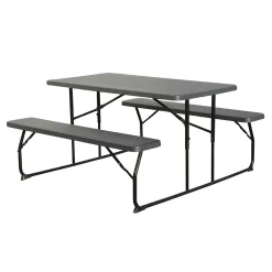 LECO Bierzeltgarnitur Festzeltgarnitur Klappbar Biertischgarnitur Bank Campingtisch Partygarnitur