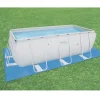 Bestway 58220 Flowclear Pool-Bodenschutzfliesen-Set, 8 Stück á 50 X 50 Cm, Blau