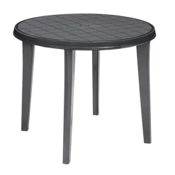 Jardin Gartentisch Lisa Kunststoff Graphit Ø90cm