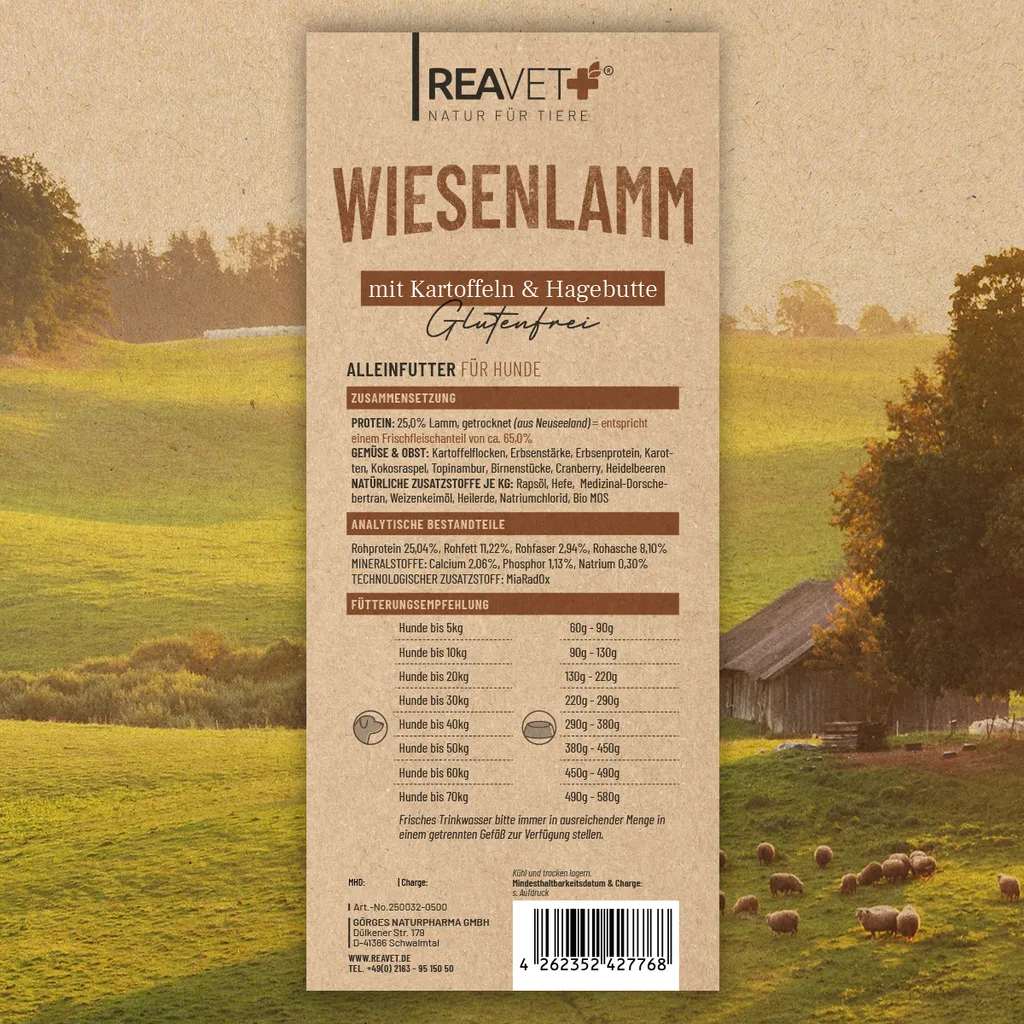 REAVET Natur Hundefutter Trocken 5er Set (5x500g) – 100% Natürlich Trockenfutter Hund, Getreidefrei Für Allergiker, Hunde Trockenfutter, Natur Ohne Chemie Und Künstliche Vitamine 3 REAVET Natur Hundefutter Trocken 5er Set (5x500g) – 100% Natürlich Trockenfutter Hund, Getreidefrei Für Allergiker, Hunde Trockenfutter, Natur Ohne Chemie Und Künstliche Vitamine – Bild 3