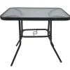 VCM Glas Gartentisch Esstisch Balkontisch Campingtisch Gartenmöbel 80x55