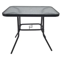 VCM Glas Gartentisch Esstisch Balkontisch Campingtisch Gartenmöbel 80x55