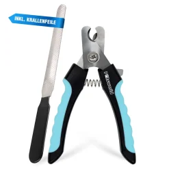 Pätsworld Profi Krallenschere Für Hunde & Katzen | Tiersalon Qualität | Krallenpflege | Für Zuhause - Klauen Pflege Sicher & Einfach Daheim Durch Einen Abstandshalter | Inkl. Nagelpfeile (S - Für Kleine Nager, Katzen, Hunde)