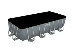 Bestway® Power Steel™ Frame Pool Komplett-Set Mit Filterpumpe 488 X 244 X 122 Cm, Grau, Eckig -Garten- & Gewächshäuser Geschäft d738d32498beb5bbe9ece2ec444359a2