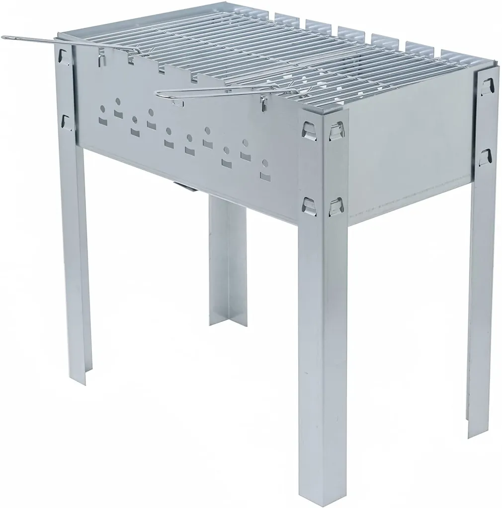 ACTIVA Grillküche ACTIVA Mangal Schaschlik Grill Edelstahl 50x30 Cm Inkl. Grillrost Und 6 Spießen 3 ACTIVA Grillküche ACTIVA Mangal Schaschlik Grill Edelstahl 50x30 Cm Inkl. Grillrost Und 6 Spießen – Bild 3