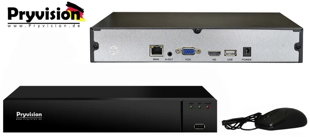 MediaArt Netzwerk Video Rekorder 9 Kanal NVR Recorder H265 Für IP Netzwerk Kameras Full HDTV 5 MediaArt Netzwerk Video Rekorder 9 Kanal NVR Recorder H265 Für IP Netzwerk Kameras Full HDTV – Bild 5