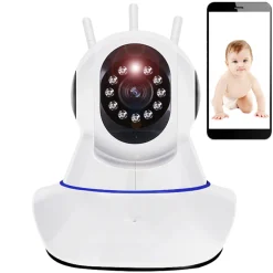 Überwachungskamera WLAN IP Kamera Aussen Outdoor 1080P Full HD 2.4GHz WiFi IP66 Wasserdicht Bewegungserkennung Kartenslot 355°/90° Retoo