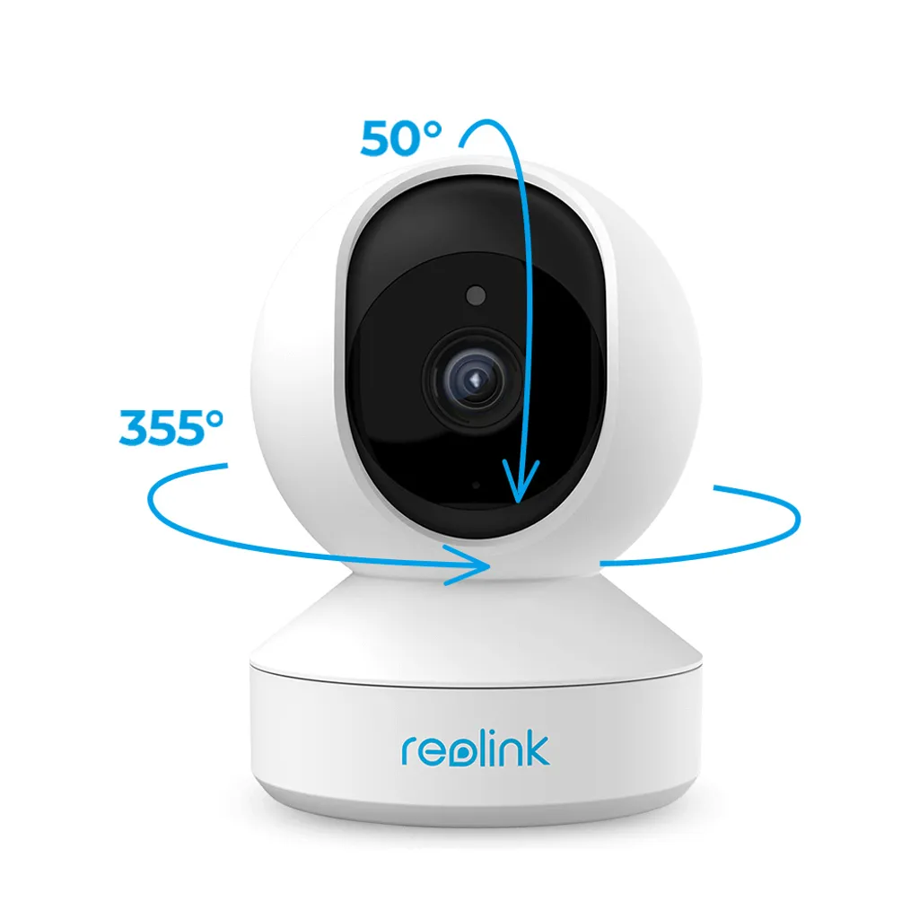 Reolink WLAN Überwachungskamera Innen 4MP, Schwenkbare IP-Kamera Indoor Mit Auto-Tracking, Personen-/Haustiererkennung, 2,4/5GHz WiFi, 2-Wege-Audio, IR-Nachtsicht, SD-Kartenslot, E1 Pro (Schwarz Und Weiß), 4 Stück 3 Reolink WLAN Überwachungskamera Innen 4MP, Schwenkbare IP-Kamera Indoor Mit Auto-Tracking, Personen-/Haustiererkennung, 2,4/5GHz WiFi, 2-Wege-Audio, IR-Nachtsicht, SD-Kartenslot, E1 Pro (Schwarz Und Weiß), 4 Stück – Bild 3