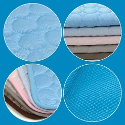 YisibaihTao 70 X 55 Cm Haustier Kühlmatte, Hund Katze Sommerbet, Waschbares Rutschfeste Eisunterlage Für Haustier Sofa, Auto, Braun -Garten- & Gewächshäuser Geschäft d797cc4415e43772e00cd73ebad6a7b0