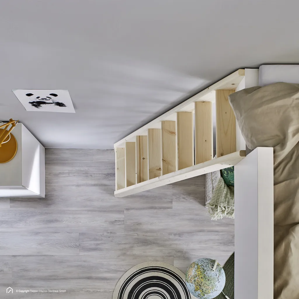 Treppen Intercon Hochbettleiter Intercon Safe Step Mit 8 Stufen Bis Max. 190 Cm | Holzleiter Aus Fichte | Anstellleiter 2 Treppen Intercon Hochbettleiter Intercon Safe Step Mit 8 Stufen Bis Max. 190 Cm | Holzleiter Aus Fichte | Anstellleiter – Bild 2