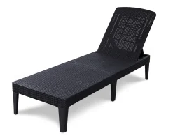 ALLIBERT By KETER Allibert Sunlounger Liege Jaipur Inkl. Auflage, Farbe Graphit/Grau -Garten- & Gewächshäuser Geschäft d847e0009e8ba78333c8fecaccd17b94