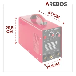 AREBOS Schweißgerät TIG 180, WIG Schweißgerät, 10-180 A, 230 V, 50 Hz, HF-Zündung, Sehr Kompakt, Kühlventilator, Zielgerichtete Wärmeeinbringung, IGBT Inverter Schweissgerät, Inkl. Zubehör -Garten- & Gewächshäuser Geschäft d8617549c1b0563c2c9e821195d60fc0