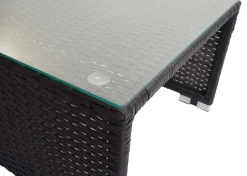 Mendler Poly-Rattan Garnitur HWC-J36, Balkon-/Garten-/Lounge-Set Sitzgruppe Sofa Anthrazit, Kissen Dunkelgrau -Garten- & Gewächshäuser Geschäft d8c255981765c3c9c2cb9504435f4d30