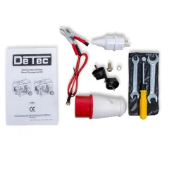 DeTecc. DT-6000E-3 Notstromaggregat | Dieselgenerator | Stromerzeuger Mit 5 KW 230 V + 400 V | Für Notstromversorgung -Garten- & Gewächshäuser Geschäft d8c891c74ee006c9bec7a29ae4e9e3d5