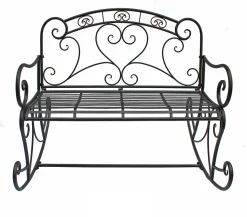 Garden Pleasure Schaukelbank Metall Gartenbank Sitzbank Parkbank Schaukelstuhl Bank Schwarz -Garten- & Gewächshäuser Geschäft d926ce76c1d162db8fcd2971a64a2268