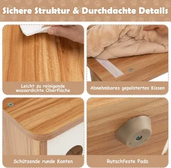 COSTWAY 157cm Katzenbaum 5-stöckig, Katzenkratzbaum Mit Höhle & 2 Matten & Rampe & Kratzsäulen, Mehrschichtiger Kratzbaum Holz, Katzenmöbel Katzen Spielhaus, Aktivitätsbaum Beige 10 COSTWAY 157cm Katzenbaum 5-stöckig, Katzenkratzbaum Mit Höhle & 2 Matten & Rampe & Kratzsäulen, Mehrschichtiger Kratzbaum Holz, Katzenmöbel Katzen Spielhaus, Aktivitätsbaum Beige -Garten- & Gewächshäuser Geschäft d92ea2116429ccede6dd8baf6bdaa72c