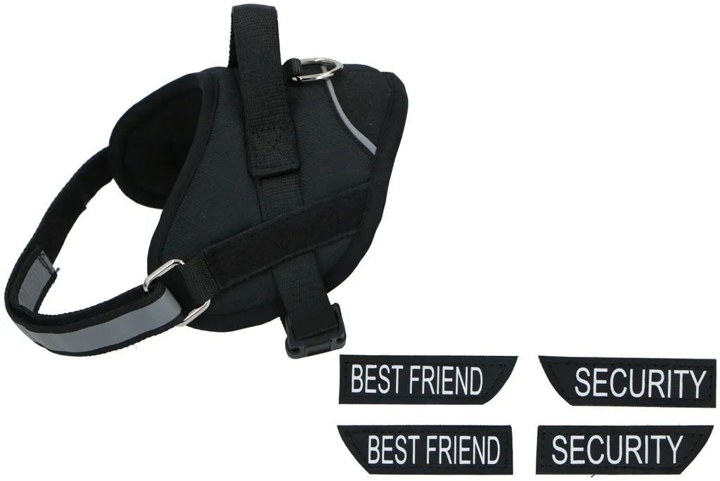 Nobrand Hundegeschirr - Verstellbar - 51 X 67 Cm - Schwarz 3 Nobrand Hundegeschirr - Verstellbar - 51 X 67 Cm - Schwarz – Bild 3