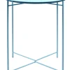 ESSCHERT DESIGN Beistelltisch Blau Klapptisch Balkontisch Gartentisch Dekotisch