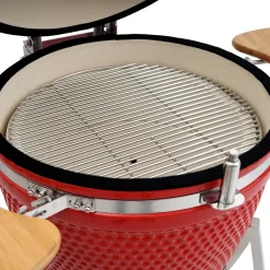 BBQ-Toro Kamado Grill Holzkohlegrill Ø 52 Cm "KURO" | Rot | Keramikgrill -Garten- & Gewächshäuser Geschäft d9cfa6e1e2578f3e07e1a262531afe83
