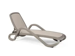 Nardi Gartenliege / Sonnenliege Alfa Stapelbar Tortora / Tortora