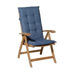 Madison - Gartenkissen High Back Basic Cobalt - 123x50 - Blau