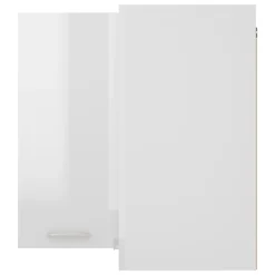 VidaXL Eckhängeschrank Hochglanz-Weiß 57x57x60 Cm Holzwerkstoff -Garten- & Gewächshäuser Geschäft da72f980cf4121fe1dfa31a40ff6cf53