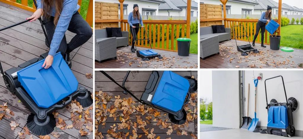 KANWOD Kehrmaschine 68cm Handkehrmaschine Kehrbesen 2800m² Kehrer Besen Schmutz Manuell 10 KANWOD Kehrmaschine 68cm Handkehrmaschine Kehrbesen 2800m² Kehrer Besen Schmutz Manuell – Bild 10