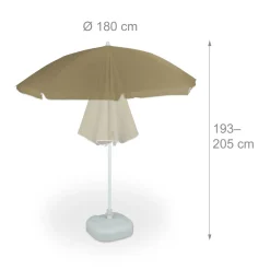 Relaxdays Sonnenschirm 180 Cm -Garten- & Gewächshäuser Geschäft da8ad5cf44719aa12567b8f135eb4da9
