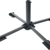 Meinposten Schirmständer Plattenständer Sonnenschirm Metall Grau Ständer Für 40x40 Platten