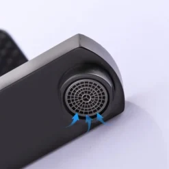 Jinaishop Schwarz Wasserhahn Bad Einhandmischer Waschtischarmaturen, Wasserhahn Aufsatzwaschbecken Für Badezimmer -Garten- & Gewächshäuser Geschäft dabc3b9b8d14c35569dba1b1029d4a69