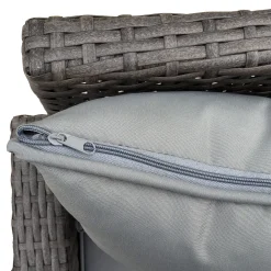 SVITA Monroe Garten-Lounge Set Polyrattan Lounge-Möbel Sitzgruppe Garten Grau -Garten- & Gewächshäuser Geschäft dae9e428e8d522765cb136352e6b0a7d